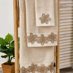 Πετσέτες Σετ T093 Cotton White Egg 3Τεμ