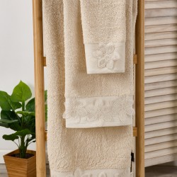 Πετσέτες Σετ T099 Cotton White Egg 3Τεμ