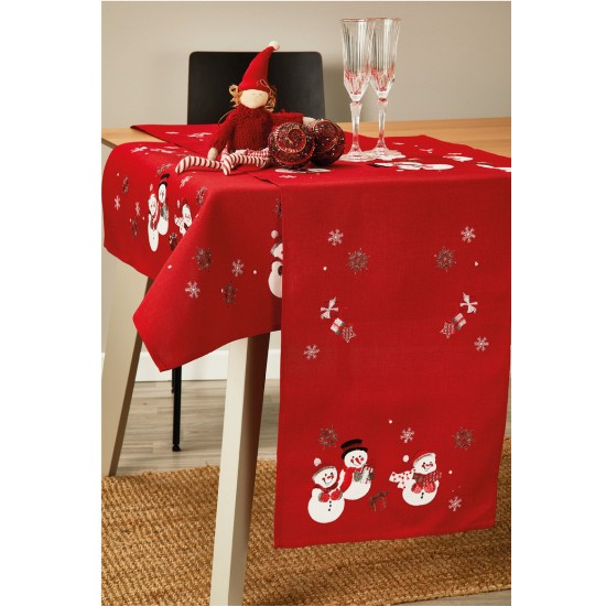 Καρέ Χριστουγεννιάτικο Christmas Time XR67 White Egg (85x85) 1Τεμ