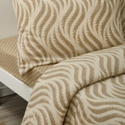 Σεντόνια Φανελλένια Μονά Σετ ΦΑΝ66-1 Cotton White Egg (165x250) 3Τεμ