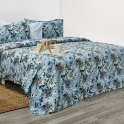 Σεντόνια Φανελλένια Μονά Σετ ΦΑΝ68-1 Cotton White Egg (165x250) 3Τεμ