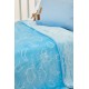 Κουβέρτα Βρεφική Βελουτέ Κούνιας KB202-4 Blue White Egg (110x140) 1Τεμ