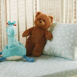 Σεντόνια Βρεφικά Κούνιας Σετ Baby C057/2 Mint Cotton White Egg (120x180) 3Τεμ