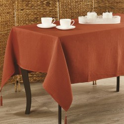 Τραπεζομάντηλο Z 085/3 Terracotta White Egg (140x180) 1Τεμ