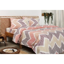 Σεντόνια Υπέρδιπλα Σετ Basic BA121-2 Polycotton White Egg (240x270) 4Τεμ