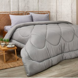 Πάπλωμα Μονό ΠΑΠ100-2 Grey Micro White Egg (160x240) 1Τεμ