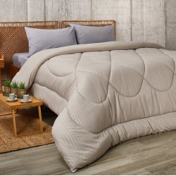 Πάπλωμα Μονό ΠΑΠ100-5 Beige Micro White Egg (160x240) 1Τεμ