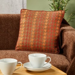 Διακοσμητική Μαξιλαροθήκη D0156-1 Orange Chinille White Egg (45x45) 1Τεμ