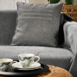 Διακοσμητική Μαξιλαροθήκη D0158-5 Grey White Egg (45x45) 1Τεμ