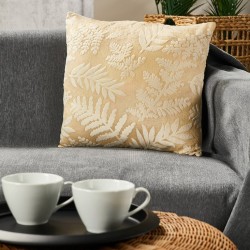 Διακοσμητική Μαξιλαροθήκη D0160-1 Ecru Velour White Egg (45x45) 1Τεμ