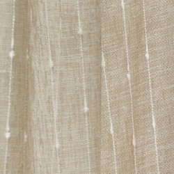 Κουρτίνα Με Τρουκς K0134-4 Beige White Egg (270Πx280Υ) 1Τεμ