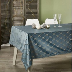 Τραπεζομάντηλο Βελούδινο Ζ023-2 Grey White Egg (140x140) 1Τεμ