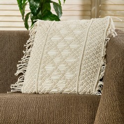 Διακοσμητική Μαξιλαροθήκη D0324 Cotton White Egg (45x45) 1Τεμ