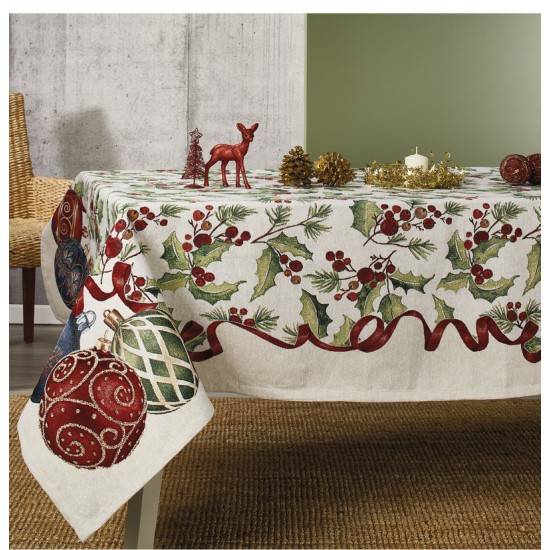 Τραπεζομάντηλο Christmas XR46 White Egg (160x270) 1Τεμ