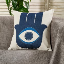 Διακοσμητική Μαξιλαροθήκη D0309 Cotton White Egg (45x45) 1Τεμ