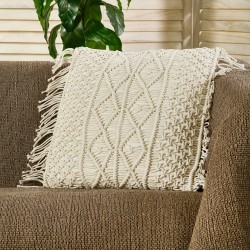 Διακοσμητική Μαξιλαροθήκη D0325 Cotton White Egg (45x45) 1Τεμ