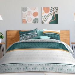 Σεντόνια Μονά Σετ BA167 Polycotton White Egg (110x200+35 ) Με Λάστιχο 3Τεμ