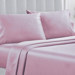 Πανωσέντονο Υπέρδιπλο BA169-2 Pink Polycotton White Egg (240x267) 1Τεμ