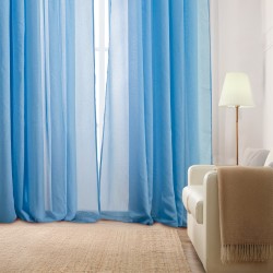 Κουρτίνα Με Τρέσα K0181-1 Blue White Egg (270Πx280Υ) 1Τεμ