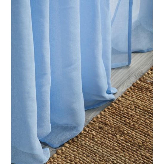 Κουρτίνα Με Τρέσα K0181-1 Blue White Egg (270Πx280Υ) 1Τεμ