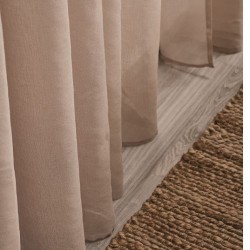 Κουρτίνα Με Τρέσα K0181-3 Beige White Egg (270Πx280Υ) 1Τεμ