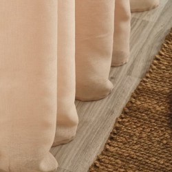 Κουρτίνα Με Τρουκς K0181-4 Peach White Egg (270Πx280Υ) 1Τεμ