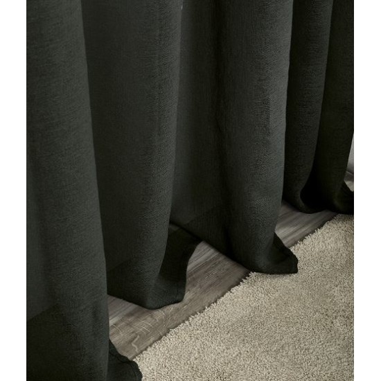 Κουρτίνα Με Τρέσα K0181-5 Black White Egg (270Πx280Υ) 1Τεμ