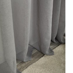 Κουρτίνα Με Τρουκς K0181-6 Grey White Egg (270Πx280Υ) 1Τεμ