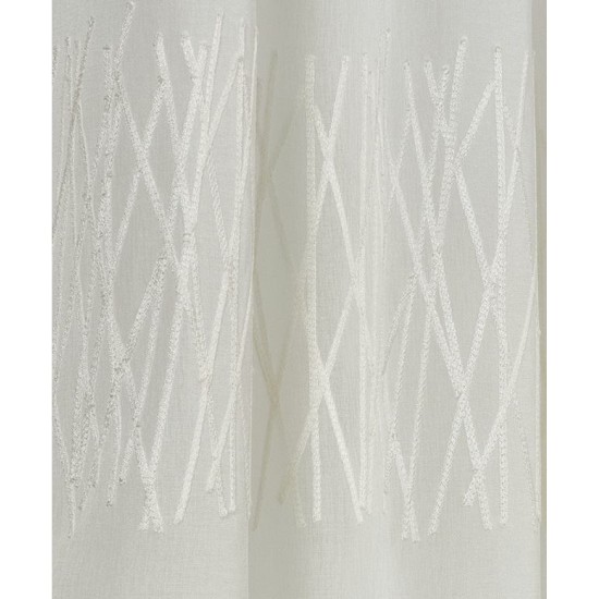 Κουρτίνα Με Τρουκς K0183-3 White Egg (270Πx280Υ) 1Τεμ