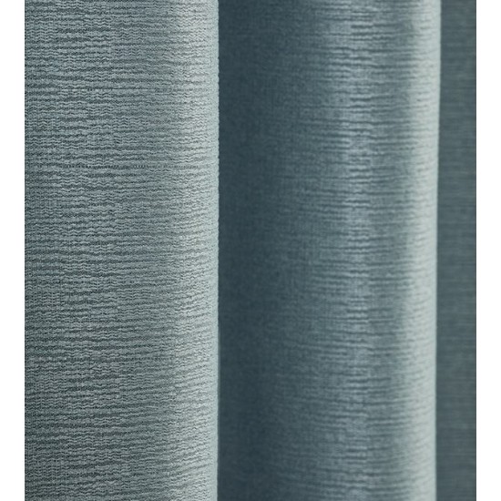 Κουρτίνα Με Τρουκς K0184-2 Grey Black Out White Egg (140ΠΧ260Υ) 1Τεμ