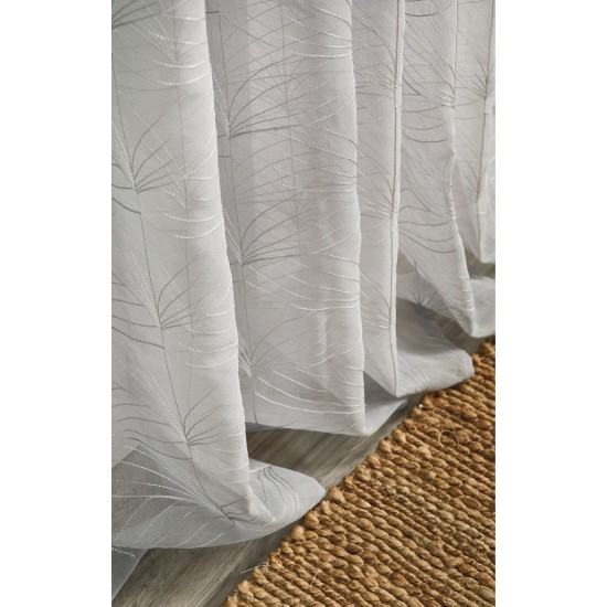 Κουρτίνα Με Τρουκς K0185-1 White Egg (270Πx280Υ) 1Τεμ