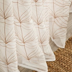 Κουρτίνα Με Τρέσα K0185-2 White Egg (270Πx280Υ) 1Τεμ