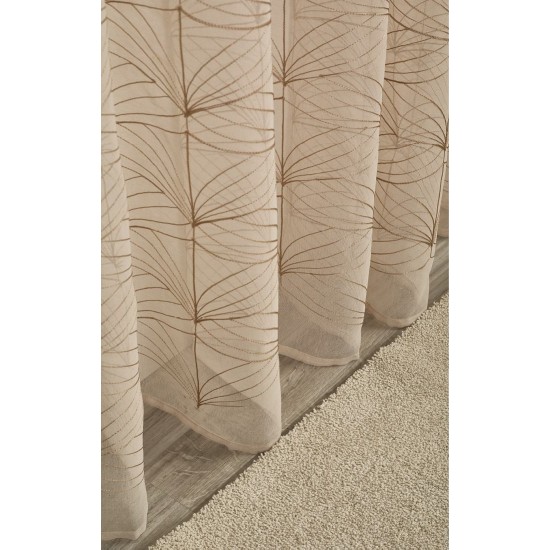 Κουρτίνα Με Τρέσα K0185-3 White Egg (270Πx280Υ) 1Τεμ