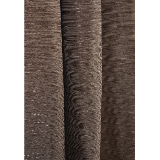 Κουρτίνα Με Τρουκς K0187-1 Coffee Black Out White Egg (270Πx280Υ) 1Τεμ