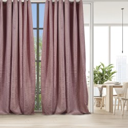 Κουρτίνα Με Τρουκς K0187-1 Coffee Black Out White Egg (270Πx280Υ) 1Τεμ