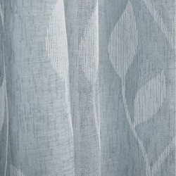 Κουρτίνα Με Τρέσα K0189-1 Petrol White Egg (270Πx280Υ) 1Τεμ