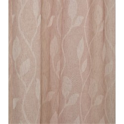 Κουρτίνα Με Τρέσα K0189-2 Salmon White Egg (270Πx280Υ) 1Τεμ