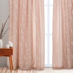 Κουρτίνα Με Τρέσα K0189-1 Petrol White Egg (270Πx280Υ) 1Τεμ