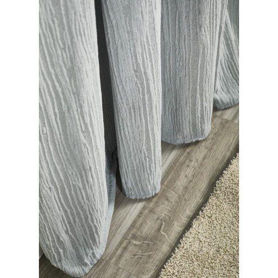 Κουρτίνα Με Τρέσα K0193-2 Light Grey White Egg (270Πx280Υ) 1Τεμ