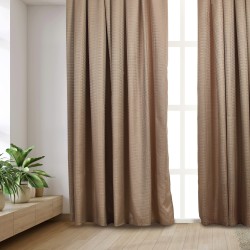 Κουρτίνα Με Τρέσα K0195-1 Coffee White Egg (270Πx280Υ) 1Τεμ