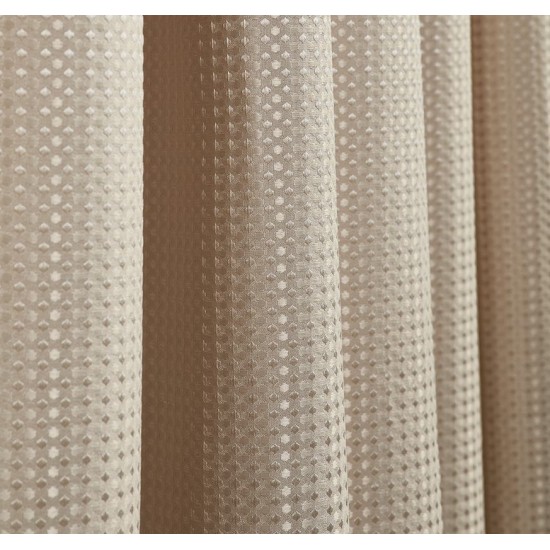 Κουρτίνα Με Τρέσα K0195-2 Beige White Egg (270Πx280Υ) 1Τεμ