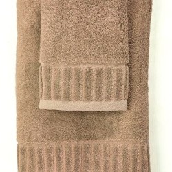 Πετσέτα Προσώπου Bath Towels Φωτεινή 04 Beige Cotton White Egg (50x100) 1Τεμ