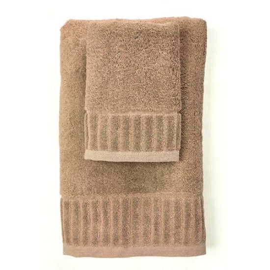 Πετσέτα Προσώπου Bath Towels Φωτεινή 04 Beige Cotton White Egg (50x100) 1Τεμ