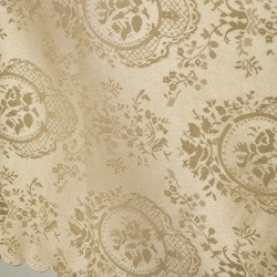 Τραπεζομάντηλο Αλέκιαστο Z158 Beige White Egg (140x180) 1Τεμ