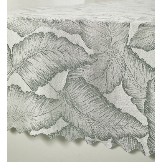 Τραπεζομάντηλο Αλέκιαστο Z157-2 Grey White Egg (140x280) 1Τεμ