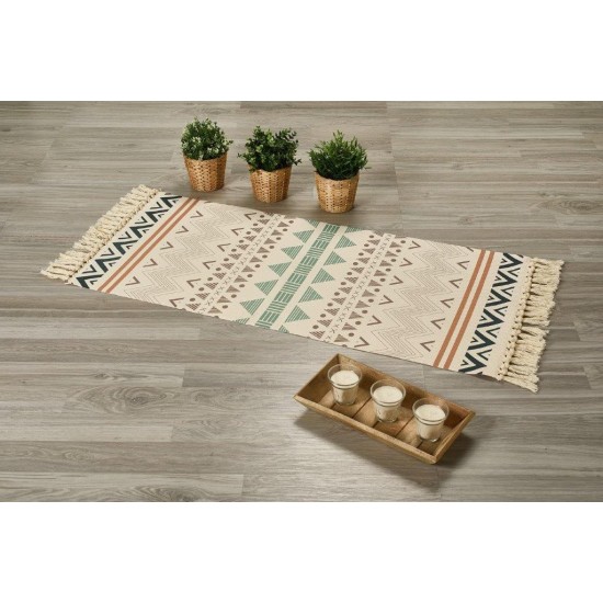 Χαλάκι X0122 Cotton White Egg (60x90) 1Τεμ