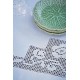 Τραπεζομάντηλο Παραδοσιακό Πλεκτό 1317 Cotton White Egg (140x140) 1Τεμ