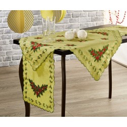 Τραβέρσα Χριστουγεννιάτικη Christmas Time 44639 White Egg (40x180) 1Τεμ