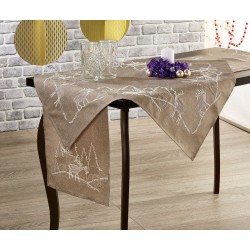 Τραβέρσα Χριστουγεννιάτικη Christmas Time FQCX190324 White Egg (40x180) 1Τεμ
