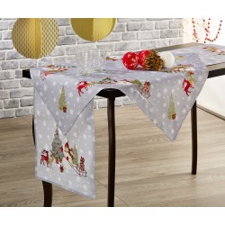 Τραβέρσα Χριστουγεννιάτικη Christmas Time FQCM190633 White Egg (40x180) 1Τεμ